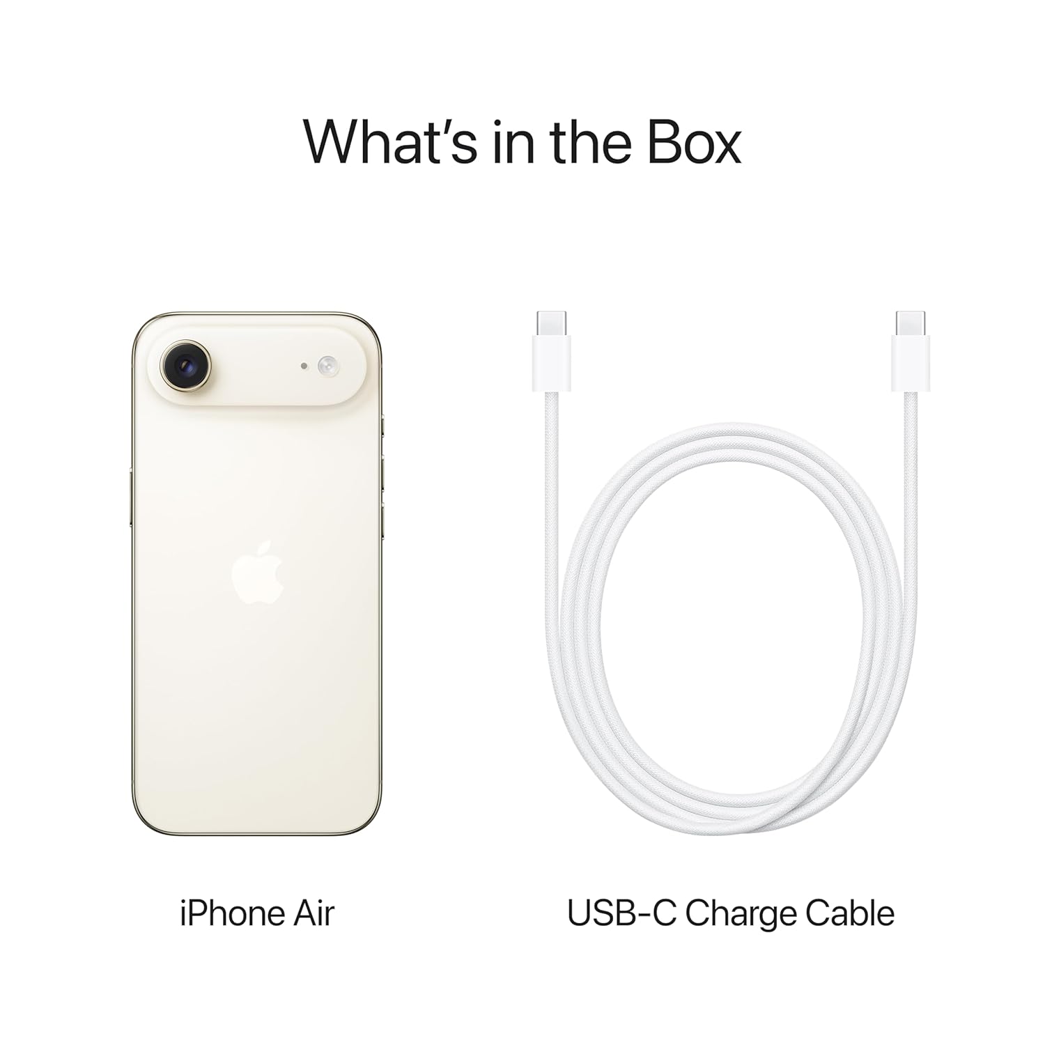Apple iPhone Air 256 GB: Thinnest iPhone Ever, 16.63 cm (6.5″) Display with Promotion up to 120Hz, Powerful A19 Pro Chip, Center Stage Front Camera, All-Day Battery Life; Light Gold - Image 6