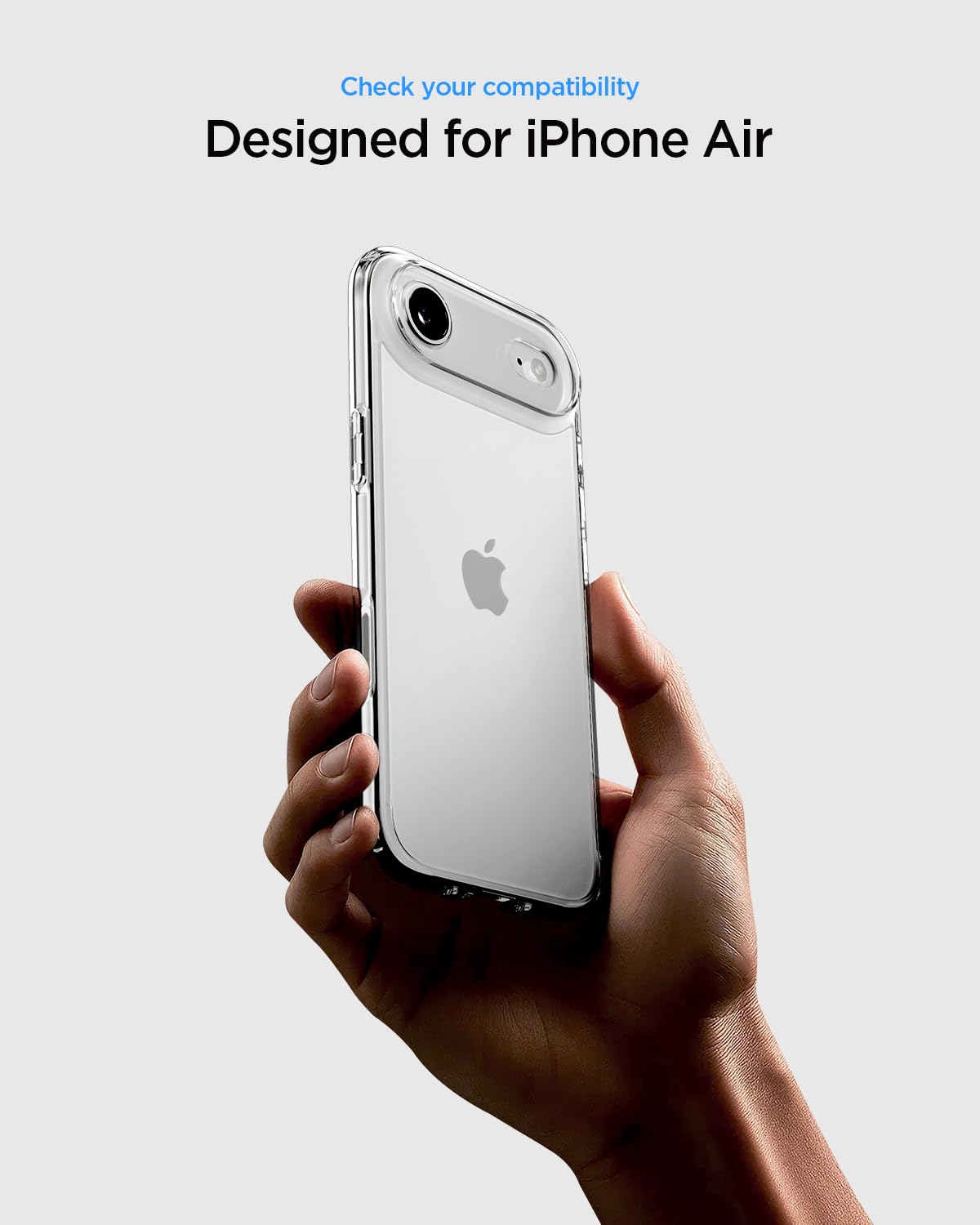 Spigen Ultra Hybrid Back Cover Case Compatible with iPhone Air (2025), iPhone 17 Air Cover case (TPU + Poly Carbonate | Crystal Clear) - Image 2