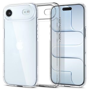 Spigen Ultra Hybrid Back Cover Case Compatible with iPhone Air (2025), iPhone 17 Air Cover case (TPU + Poly Carbonate | Crystal Clear)