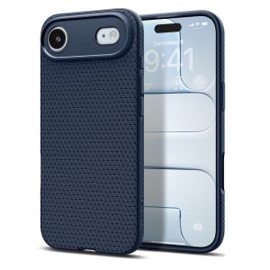 Spigen for iPhone Air Back Cover Case, Liquid Air (Durable Protection Case)(Air Cushion Technology) - TPU | Navy Blue